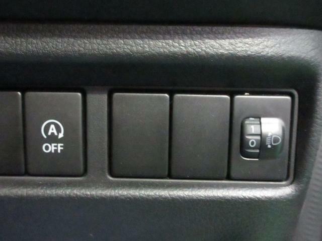 【運転席スイッチ】ハンドル右下にあります。アイドリングストップOFFスイッチ、ライトレベリングスイッチです★