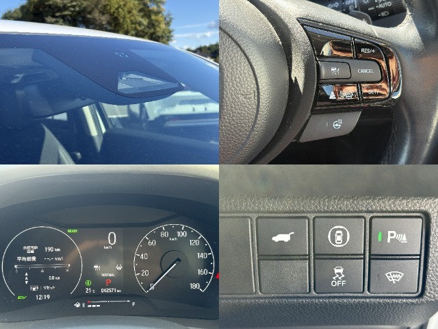 ☆ホンダセンシング付き☆事故に遭わない社会を目指して先進の安全支援システムHonda SENSINGを搭載☆ミリ波レーダーと単眼カメラなどを癒合した高精度な検知機能で安心・快適なドライブをサポート☆