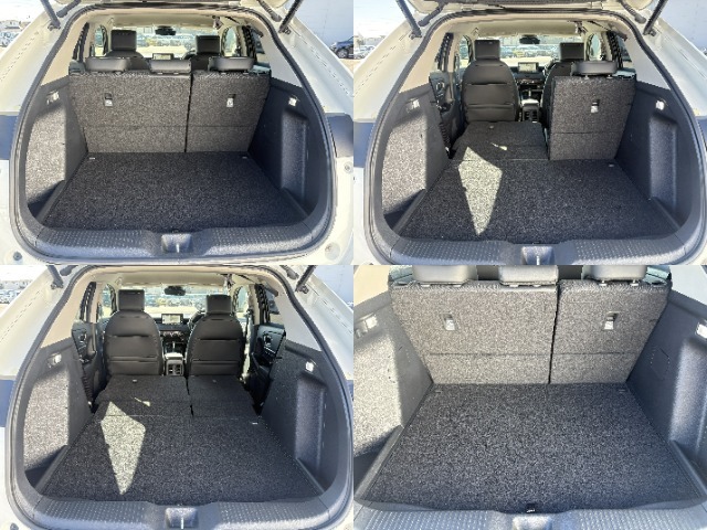 ☆トランクフロア☆左右別々に倒せる2分割式のため毎日のお買い物やお子様の送迎などなど日々の生活に大活躍☆