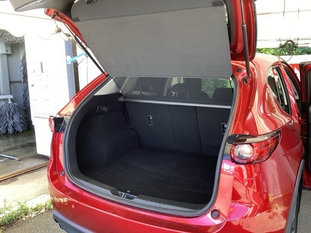 リアシートがあっても、しっかり荷物を積む事ができます。