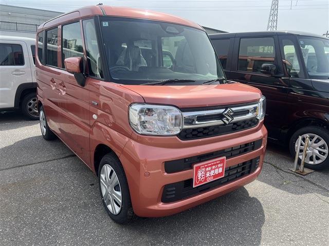 軽の看板が目印です！届出済 未使用車をお探しの方はこちらの看板を目印にお越しください。※似たような看板のお店がございますのでお間違えのないようご注意ください。