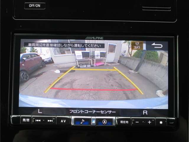 バックカメラの画像です☆　ガイドライン付で安心サポート☆