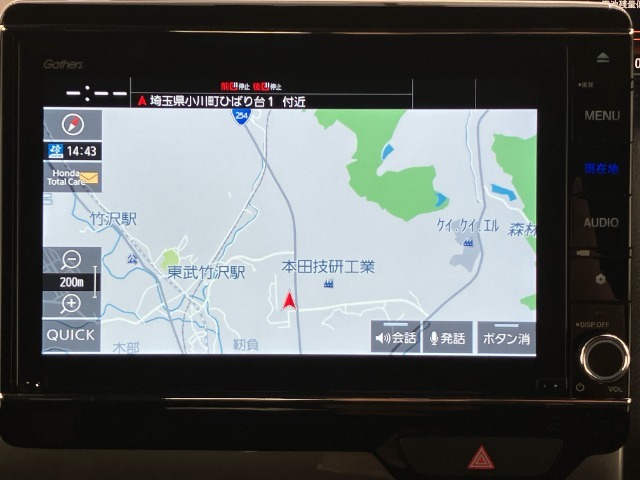 ナビ付迷わず目的地まで安心