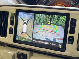 【パノラマモニター】専用のカメラにより、上から見下ろしたような視点で360度クルマの周囲を確認することができます☆死角部分も確認しやすく、狭い場所での切り返しや駐車もスムーズに行えます。