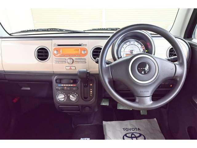 見通しのよいすっきりとした視界で、運転もしやすいです。
