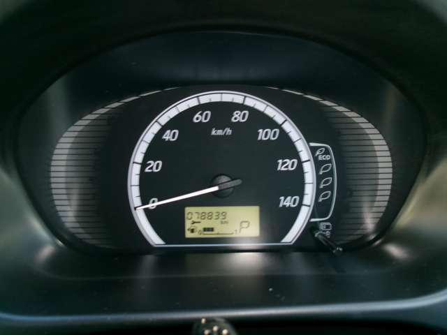 視認性良いスピードメーター、明るさの調整ができます。昼夜の運転サポートに役立ちます。