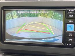 【バックカメラ】駐車時に後方がリアルタイム映像で確認できます。大型商業施設や立体駐車場での駐車時や、夜間のバック時に大活躍！運転スキルに関わらず、今や必須となった装備のひとつです！