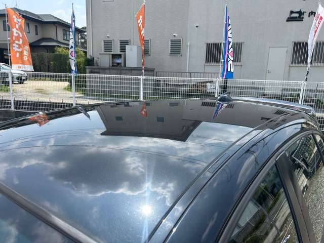 ルーフの状態も薄いシミなどは見られますがコーティングや磨きでカバーできるレベルです。