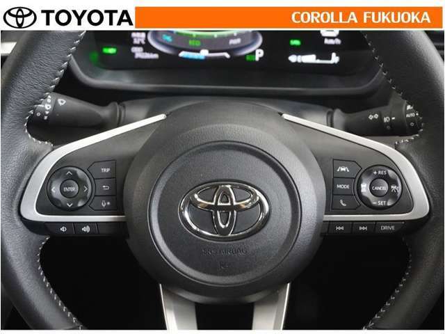 ステアリングスイッチで操作可能な表示の切替操作等を行うことにより、運転に集中することができますよ。
