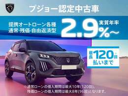 金利に関しては車種、ローン元金、支払い年数によって異なります。詳しくはお問い合わせくださいませ。