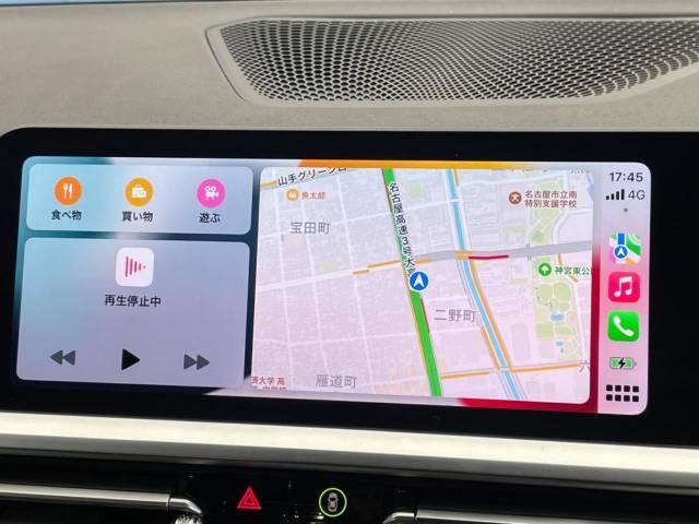 ●Apple　Car　Play：スマホとの有線接続で、ナビ・オーディオ再生などスマホのアプリ機能が画面でも使える便利機能です！