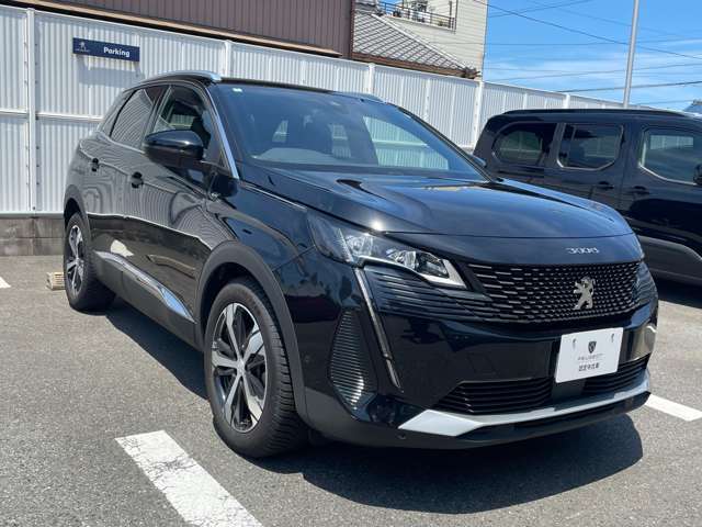フランス車ならではの芸術的なフロントフェイス。