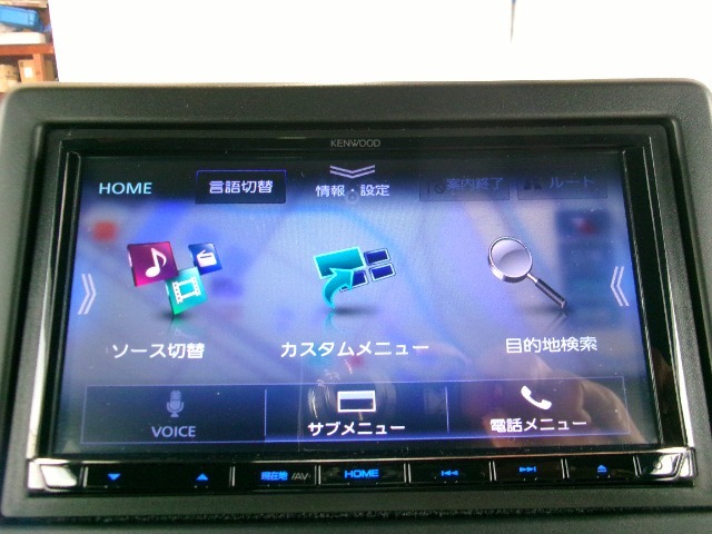 ケンウッドメモリーナビ装備♪