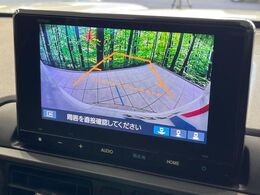 【バックカメラ】駐車時に後方がリアルタイム映像で確認できます。大型商業施設や立体駐車場での駐車時や、夜間のバック時に大活躍！運転スキルに関わらず、今や必須となった装備のひとつです！