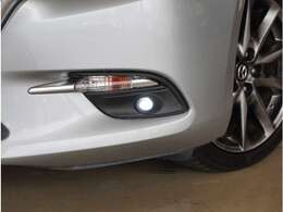 【フォグランプ】霧の時や夜の走行に便利なフォグランプです。お近くの広島マツダまでお越しください。