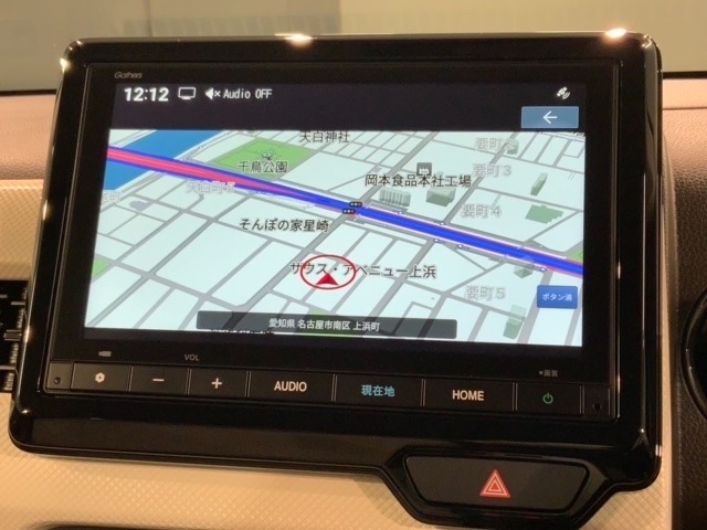 ギャザズナビ搭載です。知らない道も安心ですね！