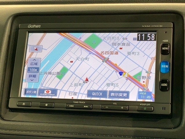 ギャザズナビ搭載です。知らない道も安心ですね！