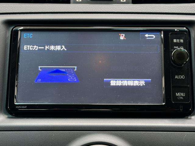 ナビ画面に連動したETCを装備しています。　過去に利用した利用料金も一目で分かって、とっても便利です。　ETCの抜き忘れ、挿し忘れも警告してくれるので安心ですね。
