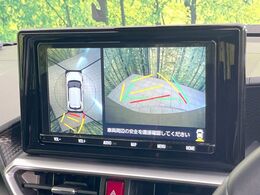 【パノラミックビューモニター】専用のカメラにより、上から見下ろしたような視点で360度クルマの周囲を確認することができます☆死角部分も確認しやすく、狭い場所での切り返しや駐車もスムーズに行えます。