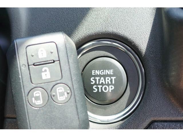 携帯リモコンさえあればスタートボタンをポチッとするだけでエンジン始動！