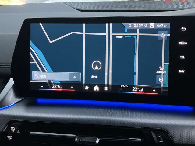 純正HDDナビはワイド画面で視認性も良く、2画面切り替えetc機能も充実しております。