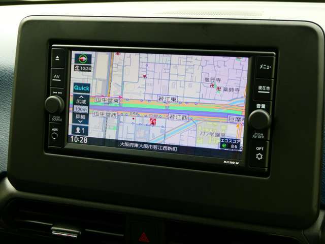 日産純正メモリーナビゲーションが、目的地までご案内致しますので、初めての場所へも安心してお出かけ下さい♪