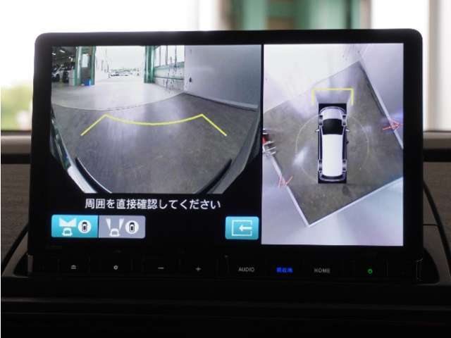 ◆全周囲カメラシステム◆運転席から見えにくい後方などをナビ画面で確認でき運転を支援するシステムです！