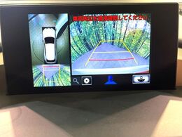 【パノラミックビューモニター】専用のカメラにより、上から見下ろしたような視点で360度クルマの周囲を確認することができます☆死角部分も確認しやすく、狭い場所での切り返しや駐車もスムーズに行えます。