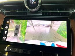 ●パノラミックビューモニター：専用のカメラにより、上から見下ろしたような視点で360度クルマの周囲を確認することができます☆死角部分も確認しやすく、狭い場所での切り返しや駐車もスムーズに行えます。