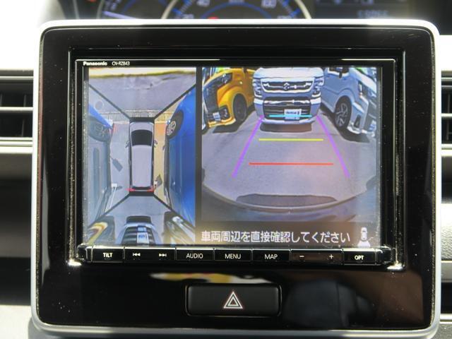 全方位カメラがついています！前後左右併せて4つのカメラの映像を上から見ているように表示してくれます！駐車も安心です！