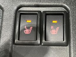 【シートヒーター】寒い日に重宝するシートヒーター！エアコンより早く温まってくれるので寒がりの人も安心ですね♪エアコンの温風は乾燥するから苦手、という方にもをおすすめです。