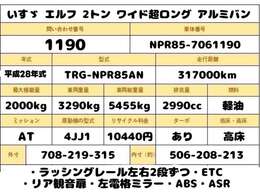 お客様のニーズに合わせた各種架装対応！
