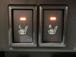 【シートヒーター】寒い日に重宝するシートヒーター！エアコンより早く温まってくれるので寒がりの人も安心ですね♪エアコンの温風は乾燥するから苦手、という方にもをおすすめです。