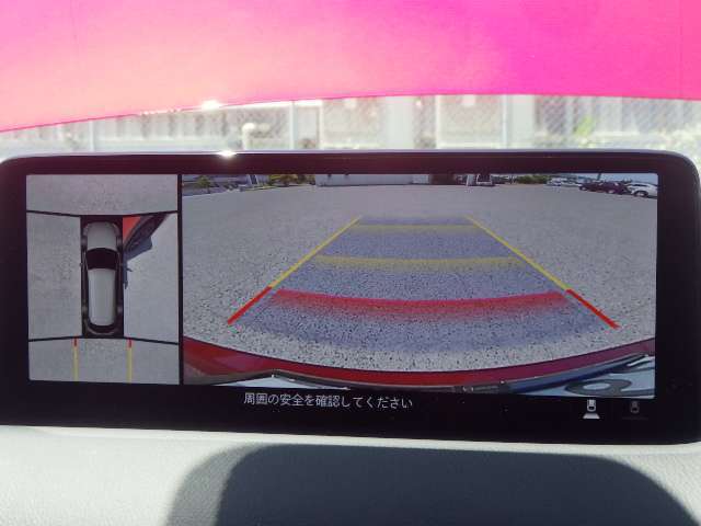 【360度モニター】人気の全方位モニター！狭い場所の運転も安心ですね！