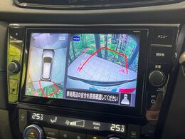 【アラウンドビューモニター】専用のカメラにより、上から見下ろしたような視点で360度クルマの周囲を確認することができます☆死角部分も確認しやすく、狭い場所での切り返しや駐車もスムーズに行えます。