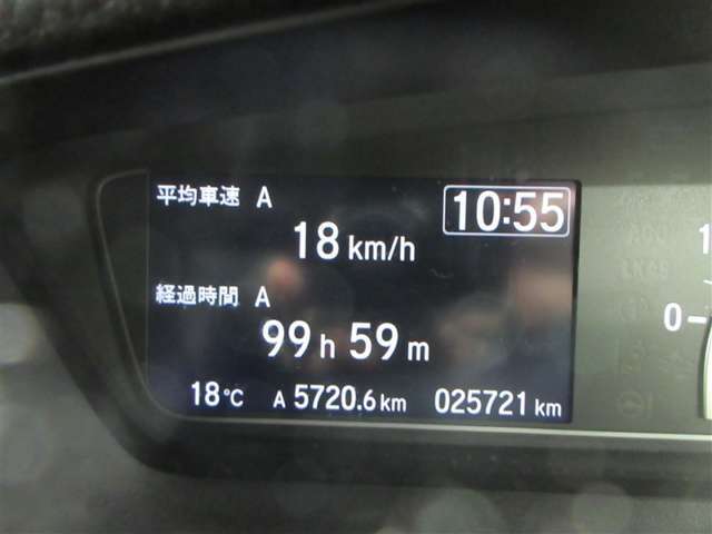 ディスプレイには、平均燃費、外気温、航続可能距離などの情報が表示されます。
