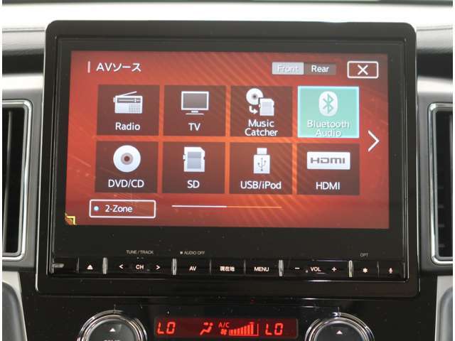 デリカD:5オリジナル10.1型ナビ　フルセグTV　Bluetooth接続可能　DVD＆CD再生