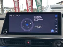 【純正ナビ】専用設計で車内の雰囲気にマッチ。ナビ利用時のマップ表示は見やすく、いつものドライブがグッと楽しくなります。