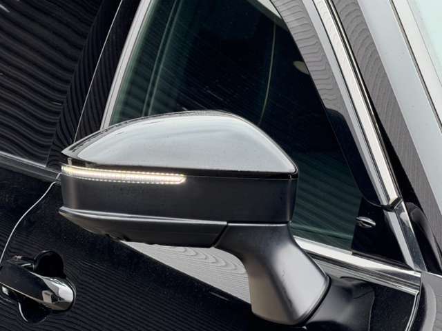 ドアミラーには社外のドアミラーウィンカーも装着しております！LEDで流れるウィンカーを採用しており、標準ではホワイトカラーで発行するのでとってもかっこよく仕上がっております！