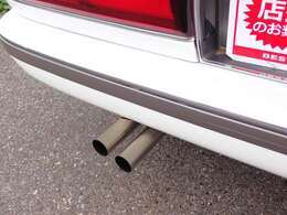 デュアルマフラー付きで悪い良い音がします♪