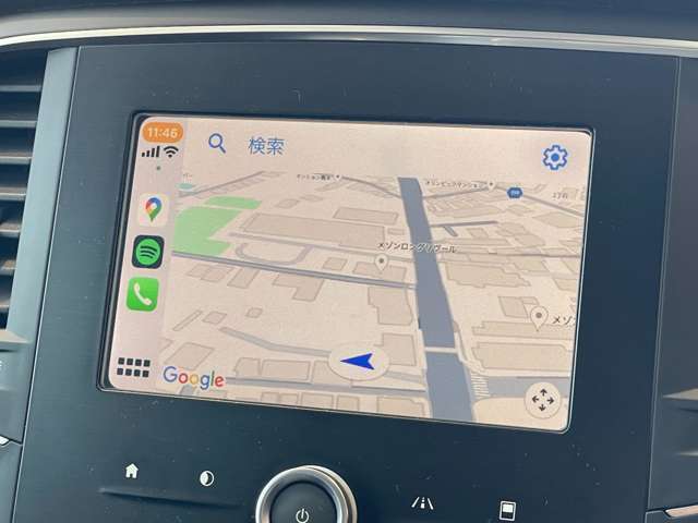 AppleCarPlayが接続可能！Googlemapも映し出せます！