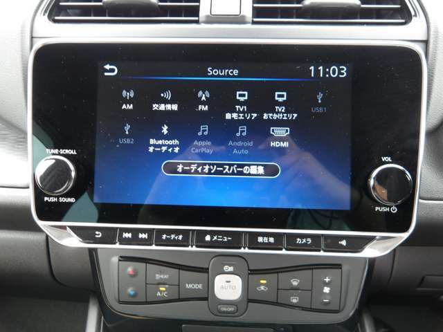 Bluetoothなど好きな音楽を聴きながらドライブ。