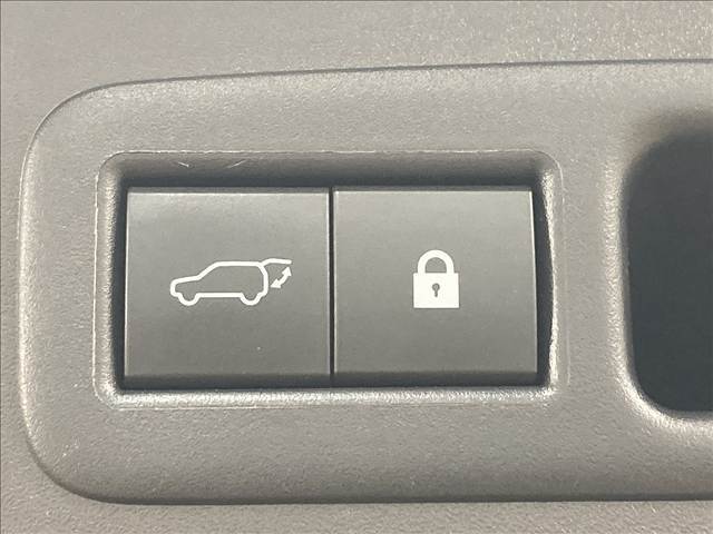 【電動リアゲート】ボタンひとつで大きなゲートも簡単に開閉可能です。高級車ならではの装備は嬉しいですね。