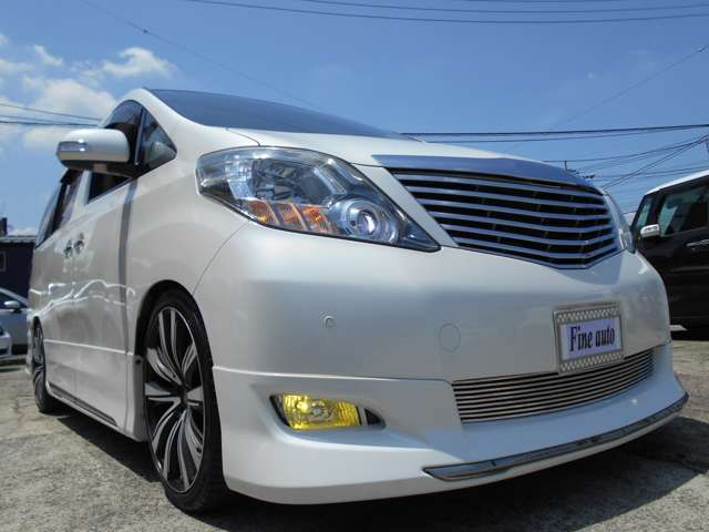 KEN-STYLEエアロ☆車高調キット☆AME20インチアルミ☆社外マフラー☆ルーフラッピング☆LEDテール☆HIDヘッドライト☆LEDフォグライト☆社外グリル☆ホワイトレザー調シートカバー☆