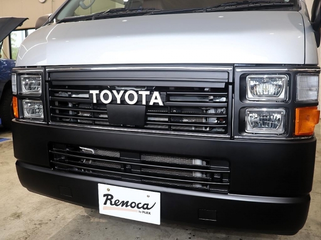 各所マットブラック塗装もRenoca人気のカスタムです！角目の夜道がはっきりと見えて運転しやすい！