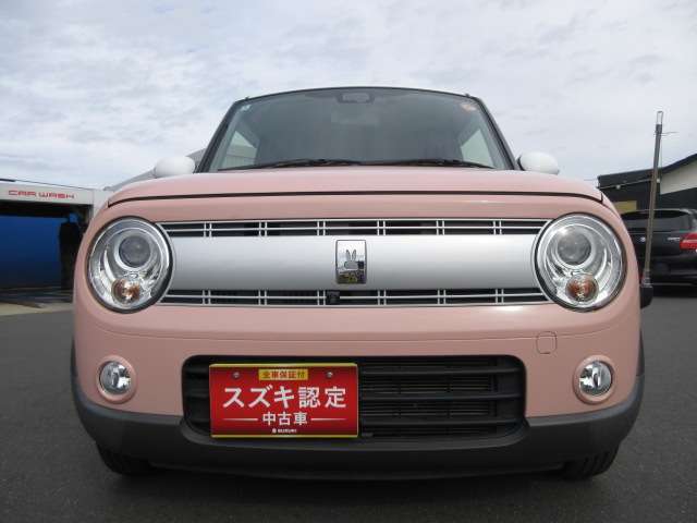 正面より撮影☆無料保証付き販売車です！ ☆全国どこへでも！ 陸送可能(有料)ですので、県外の方も是非ご相談ください！