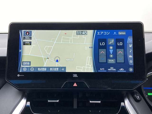 メモリーナビが付いています。初めて使用する方も安心して使えます♪フルセグ、ブルートゥース付きです。