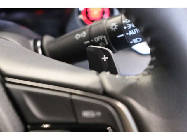 パドルシフトを搭載！気分はまるでF1レーサー！でも、飛ばしすぎには注意しましょうね！