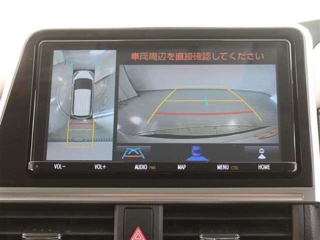 バックガイドモニターで、後方を確認しながら安心して駐車することができます。運転初心者も熟練者も必須の機能ですよ！