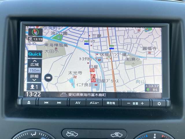 純正メモリーナビが装備されています。